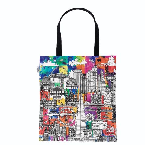 British Museum Coloursplash London Tote Bag